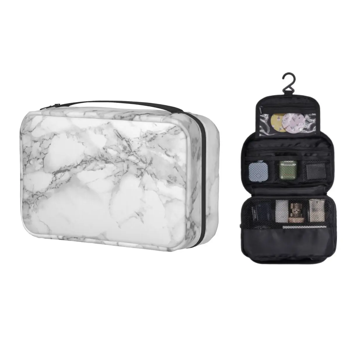 Custom Marble Chic Elegant Toiletry Bag Women Abstract Texture Cosmetic Makeup Organizer Lady Beauty Storage Dopp Kit Case
Custom Marble Chic Elegant Toiletry Bag Women Abstract Texture Cosmetic Makeup Organizer Lady Beauty Storage Dopp Kit Case