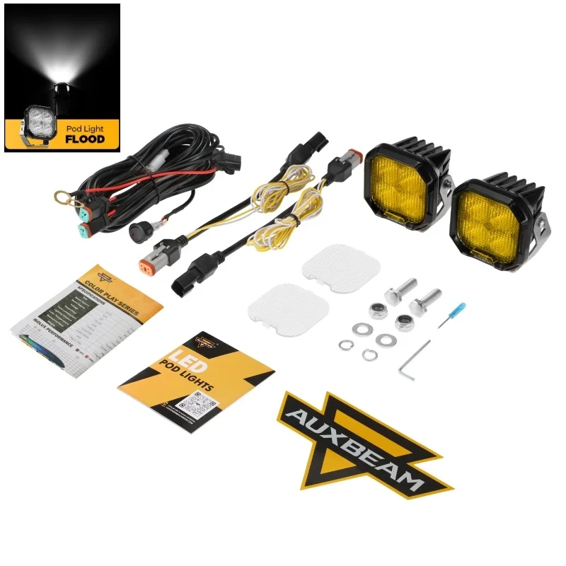 Auxbeam 3-дюймовые светодиодные фонари 100 Вт точечный/пожектор/комбинированный/дарочный свет с белыми DRL и янтарными указателями поворота
Auxbeam 3-дюймовые светодиодные фонари 100 Вт точечный/пожектор/комбинированный/дарочный свет с белыми DRL и янтарными указателями поворота