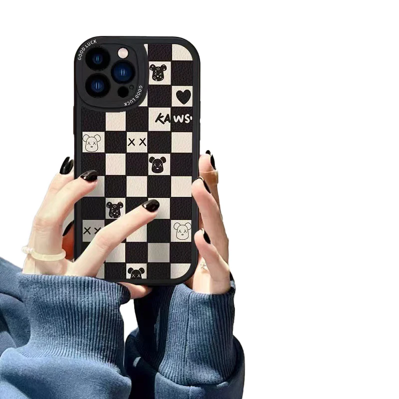 Painted Bear Plaid Bracelet Phone Case For Iphone 13 12 Mini 14 11 Pro Max X Xr Xs Max 7 8 Plus Se Lens Protection Soft Fundas
Painted Bear Plaid Bracelet Phone Case For Iphone 13 12 Mini 14 11 Pro Max X Xr Xs Max 7 8 Plus Se Lens Protection Soft Fundas