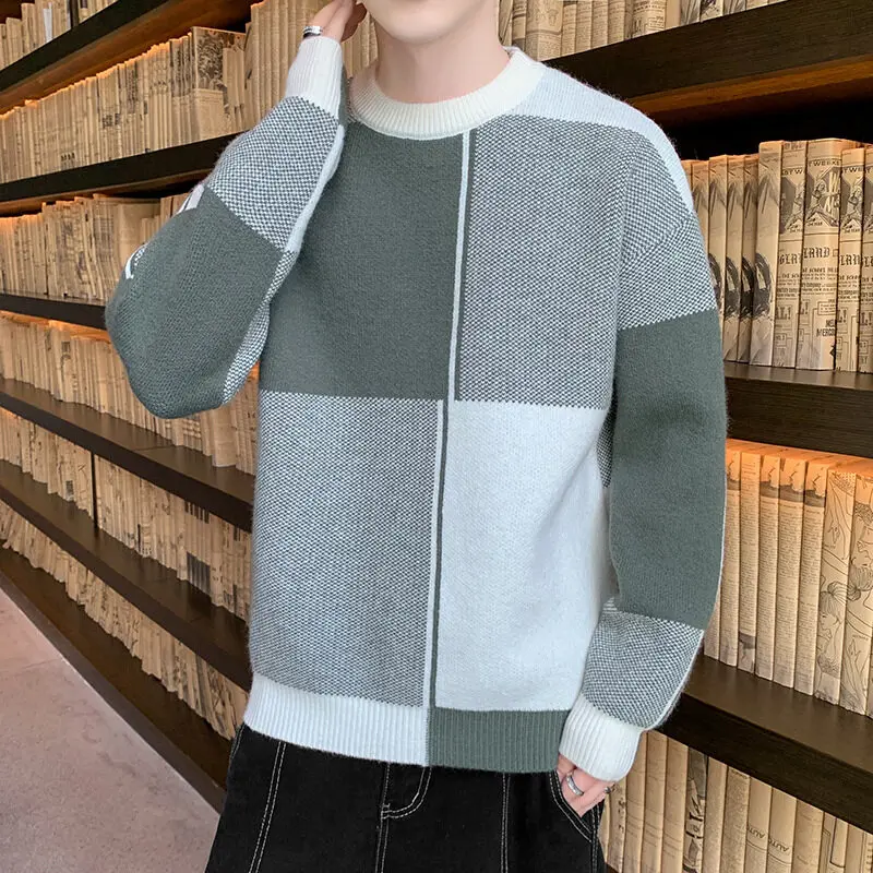 Sweater Men's Autumn and Winter Fleece-Lined Thickened Trend Multicolor Student Single-Layer Fleece-Lined Base Cardigan Knitwear
Sweater Men's Autumn and Winter Fleece-Lined Thickened Trend Multicolor Student Single-Layer Fleece-Lined Base Cardigan Knitwear