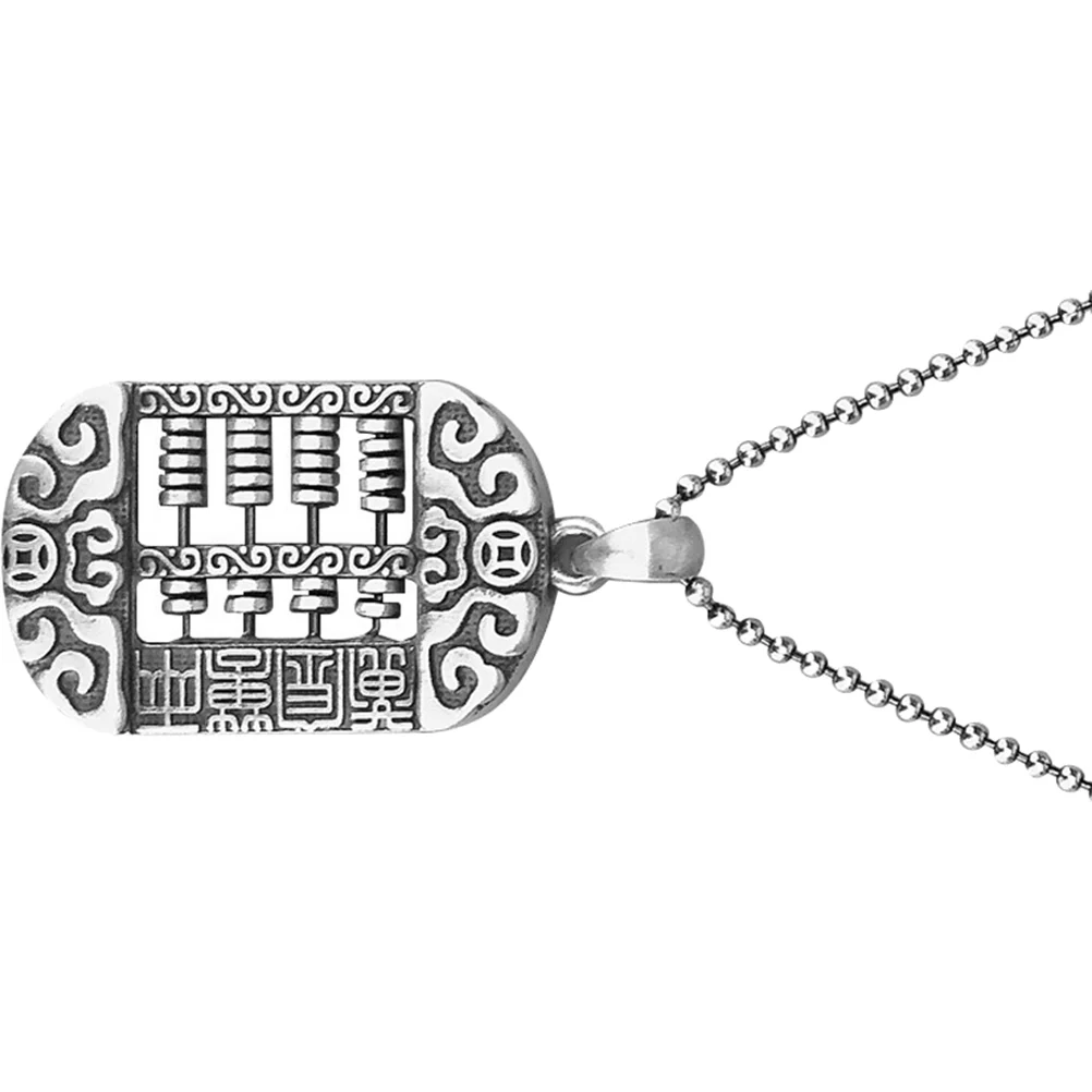 Hip Hop Necklace Men's Pendants Math Neckalce Necklace Men Abacus Necklace Ball Chain Clavicle Chain
Hip Hop Necklace Men's Pendants Math Neckalce Necklace Men Abacus Necklace Ball Chain Clavicle Chain