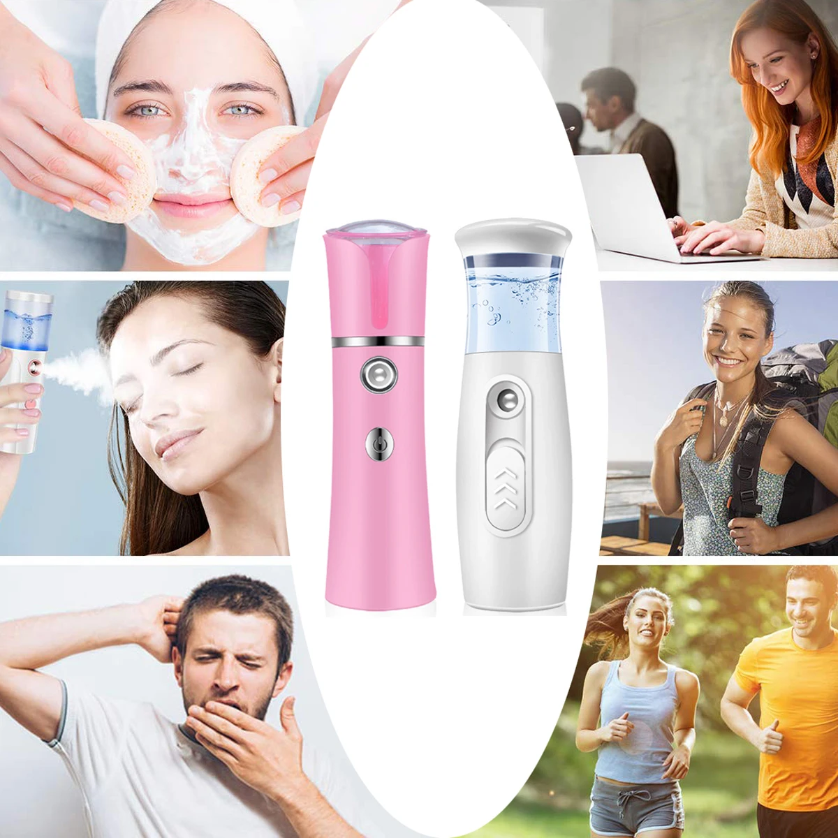 Face Steamer Moisturizing Beauty Instruments Face Skin Care Tool Nano Mist Facial Sprayer USB Humidifier Rechargeable Nebulizer
Face Steamer Moisturizing Beauty Instruments Face Skin Care Tool Nano Mist Facial Sprayer USB Humidifier Rechargeable Nebulizer