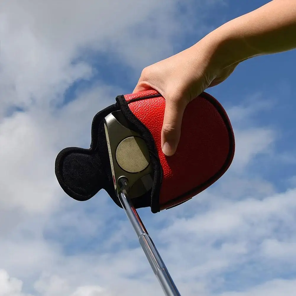 Golf Club Cover Durable Head Cover Classic Center Putter Head Cover For Equip Golfers
Golf Club Cover Durable Head Cover Classic Center Putter Head Cover For Equip Golfers