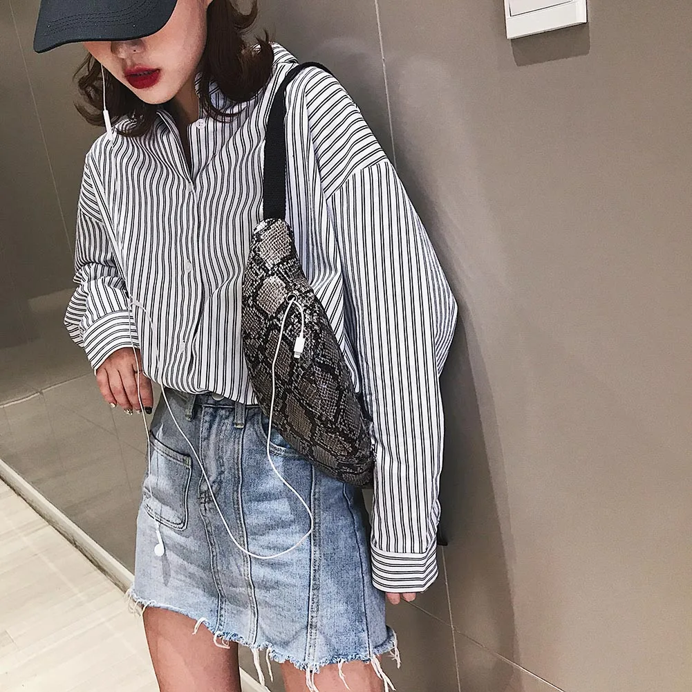 Snake Print Waist Fanny Belt Packs Shoulder Phone Pouch Casual Chest Bags Belt Shoulder Bag Women PU Leather Crossbody
Snake Print Waist Fanny Belt Packs Shoulder Phone Pouch Casual Chest Bags Belt Shoulder Bag Women PU Leather Crossbody