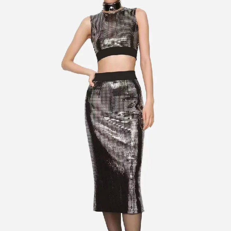 2022 Design Brand Letter Ribbon Elastic Waist Medium Long Wrap Hip Slim High Waist Sequin Skirt angel skirt mini skirt
2022 Design Brand Letter Ribbon Elastic Waist Medium Long Wrap Hip Slim High Waist Sequin Skirt angel skirt mini skirt