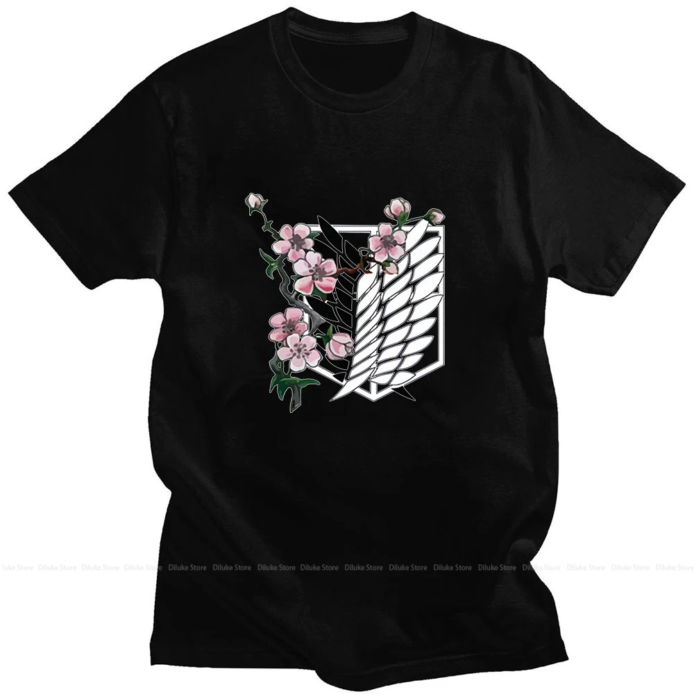 Anime Attacks on Titan Graphic Logo Wings of Freedom Summer Popular Short Sleeve Cotton Loose Casual Couple Simple T-shirt Tide
Anime Attacks on Titan Graphic Logo Wings of Freedom Summer Popular Short Sleeve Cotton Loose Casual Couple Simple T-shirt Tide