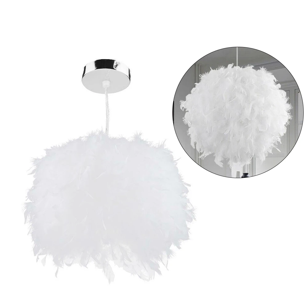 Feather Pendant Droplight Hanging Lamp for Living Room Exhibition Hall (White, S) 110-240V Sofa
Feather Pendant Droplight Hanging Lamp for Living Room Exhibition Hall (White, S) 110-240V Sofa