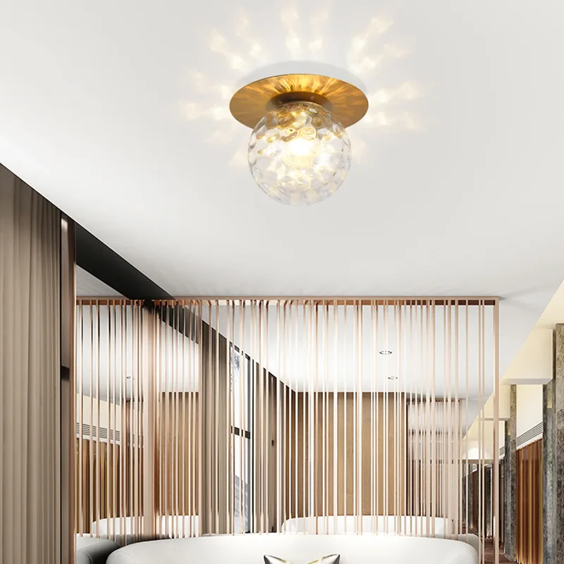Modern Glass Ball Ceiling Light Fixture Bedroom Room Small Lamp Hallway Stairs Aisel Home Lighting Lamparas De Techo Colgantes
Modern Glass Ball Ceiling Light Fixture Bedroom Room Small Lamp Hallway Stairs Aisel Home Lighting Lamparas De Techo Colgantes