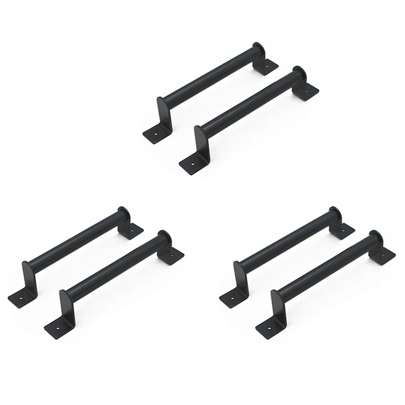 6Pcs Black Carbon Steel Sliding Barn Door Pull Handle For Sliding Barn Door Garden Gates Garages Hardware Kit
6Pcs Black Carbon Steel Sliding Barn Door Pull Handle For Sliding Barn Door Garden Gates Garages Hardware Kit