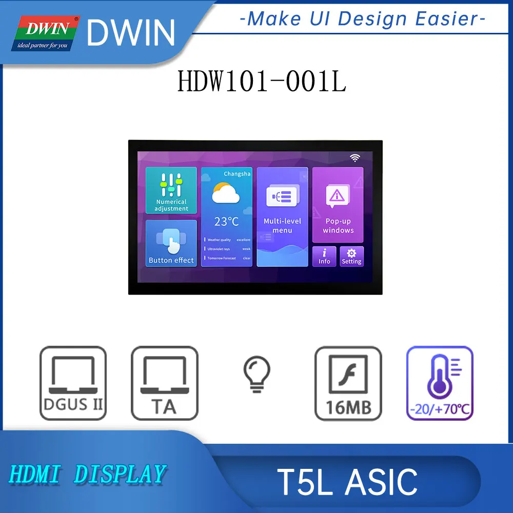 Dwin 10,1 дюймовая HDMI панель дисплея 1024*600 емкостный сенсорный экран монитор с USB портом для Windows,Raspberry,Linux,Android
Dwin 10,1 дюймовая HDMI панель дисплея 1024*600 емкостный сенсорный экран монитор с USB портом для Windows,Raspberry,Linux,Android