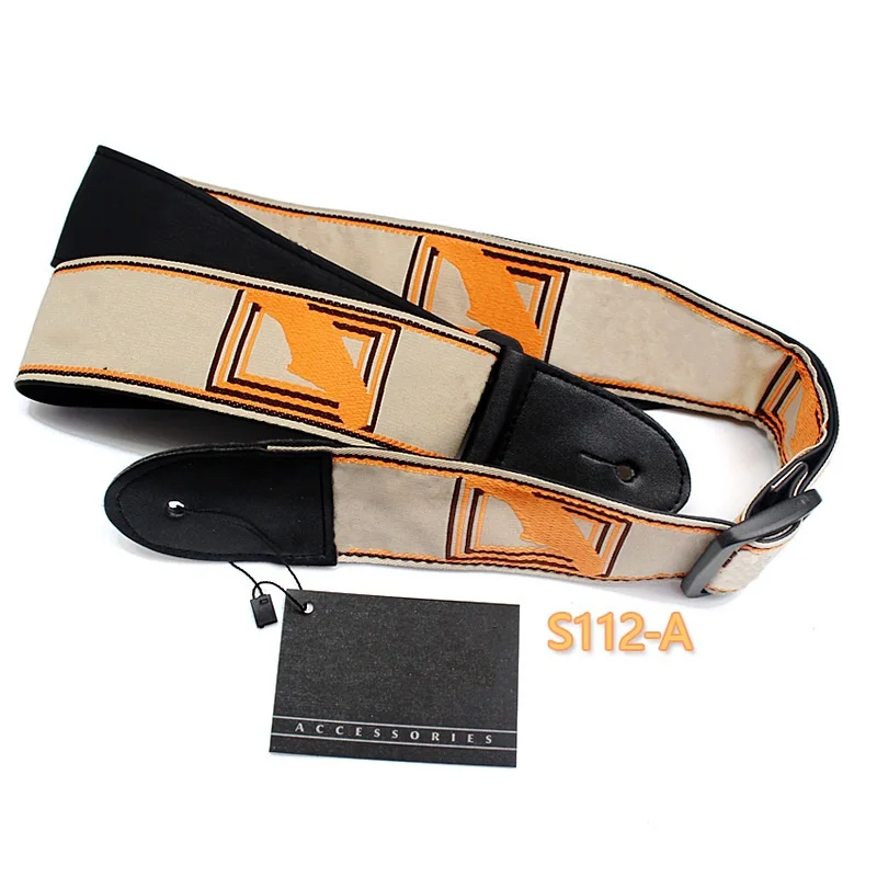 High-grade Adjustable Cotton Embroidered guitar Strap Belt Leather Ends Acoustic Electric Guitar Bass Strap
High-grade Adjustable Cotton Embroidered guitar Strap Belt Leather Ends Acoustic Electric Guitar Bass Strap