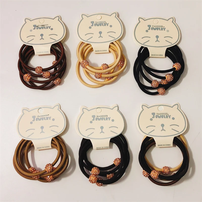 5 шт. супер мягкая молочная чай Стразы маленький шарик простой винт высокоэластичная прочная головка веревка для женщин модные аксессуары д... 
5 шт. супер мягкая молочная чай Стразы маленький шарик простой винт высокоэластичная прочная головка веревка для женщин модные аксессуары д...