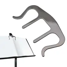 Music Book Holder Hands-Free Metal Page Holders Book Clips To Hold Book Open Music Stands Pianos Book Reading Classroom School