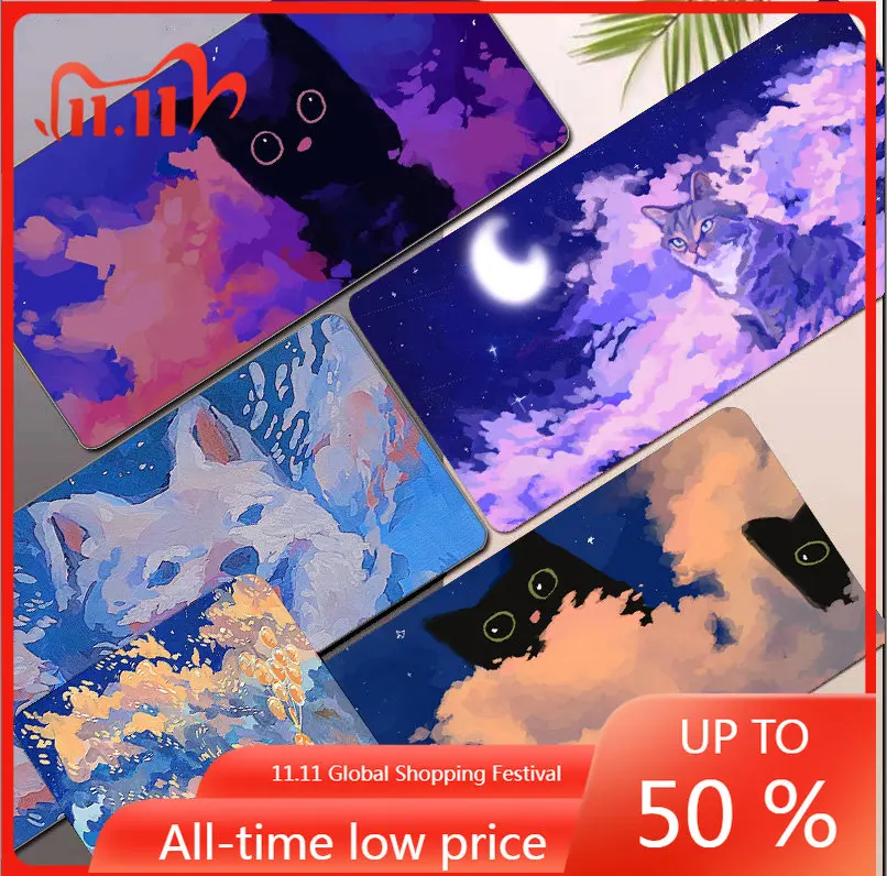 Kawaii Cat Mouse Pad XXL Laptop Desk Mat Aesthetic Mousepad Large Mouse Pads Anime Gaming Accessories Mouse Mat Gamer Cabinet
Kawaii Cat Mouse Pad XXL Laptop Desk Mat Aesthetic Mousepad Large Mouse Pads Anime Gaming Accessories Mouse Mat Gamer Cabinet