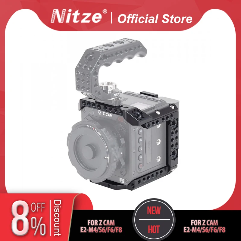 Nitze Cage для Z Cam E2-M4/S6/F6/F8 с HDMI и USB-кабельными зажимами и стандартным креплением
Nitze Cage для Z Cam E2-M4/S6/F6/F8 с HDMI и USB-кабельными зажимами и стандартным креплением