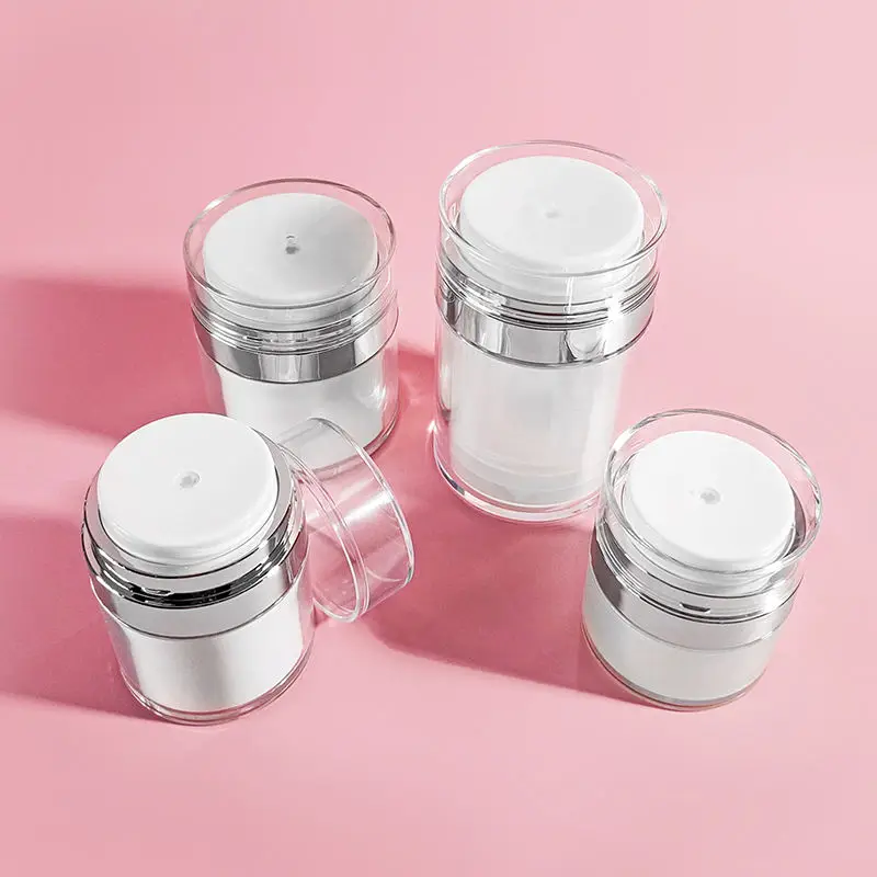 1Pcs 15g 30g 50g 100g Cosmetic Airless Pump Plastic Jar 30ML 15ML Refillable Acrylic Lotion Face Cream Bottles Containers Sample
1Pcs 15g 30g 50g 100g Cosmetic Airless Pump Plastic Jar 30ML 15ML Refillable Acrylic Lotion Face Cream Bottles Containers Sample