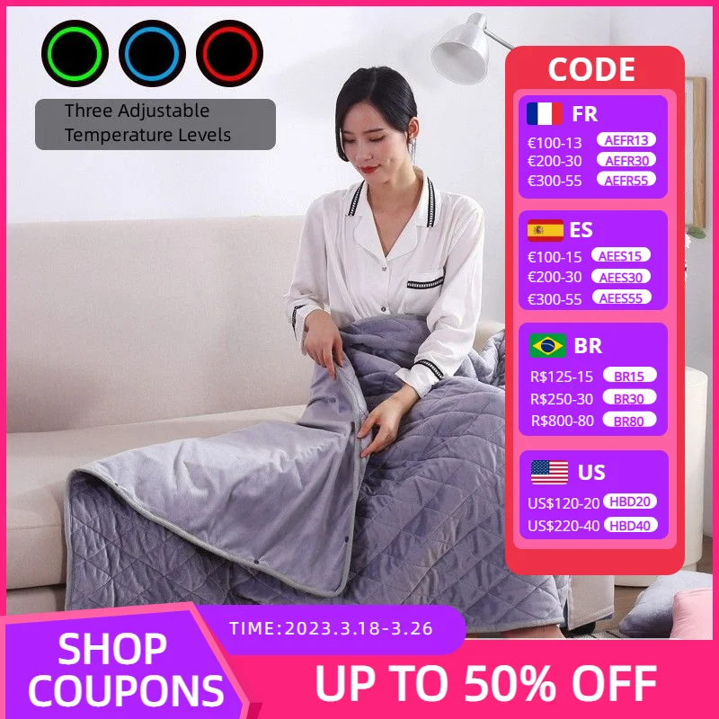 USB Multifunctional Shawl Warming Blanket 5V Low-voltage Electric Blanket Office Can Lay Can Cover Can Wear Winter
USB Multifunctional Shawl Warming Blanket 5V Low-voltage Electric Blanket Office Can Lay Can Cover Can Wear Winter