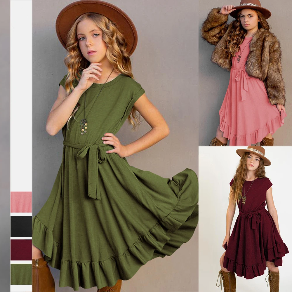 Summer Casual Dress Kids Dresses For Girls Ruffles Girls Dress Baby Girl Teenager Party Dress Children Clothes Princess Dress
Summer Casual Dress Kids Dresses For Girls Ruffles Girls Dress Baby Girl Teenager Party Dress Children Clothes Princess Dress