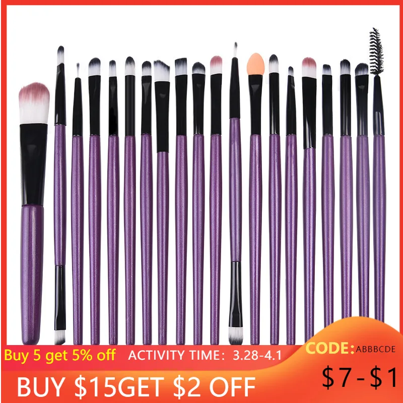 20pcs/lot Makeup Brushes Set For Foundation Powder Blush Eyeshadow Concealer Lip Eye Make Up Brush Beauty Tools
20pcs/lot Makeup Brushes Set For Foundation Powder Blush Eyeshadow Concealer Lip Eye Make Up Brush Beauty Tools