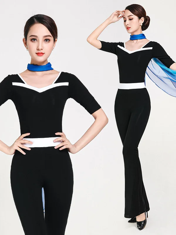 Dance Stripe Street Sports Costume Ladies Suit For Special Etiquette Elegant Classical Day Night Party Luxury Woman Top Pant
Dance Stripe Street Sports Costume Ladies Suit For Special Etiquette Elegant Classical Day Night Party Luxury Woman Top Pant