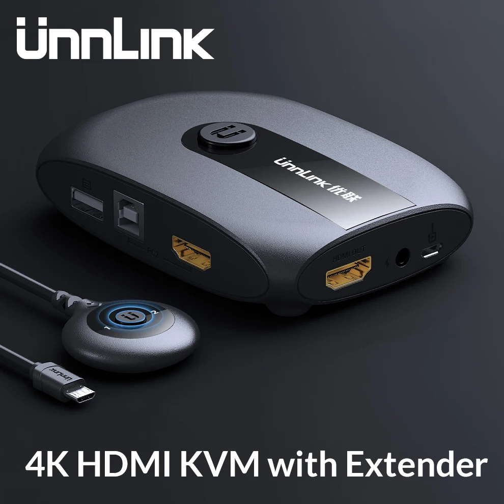 Unnlink 4K 60Hz Displayport KVM Switch Video DP Switcher 4 Computers Share 1 Monitor 4 USB 2.0 Port Mouse Keyboard for Laptop TV
Unnlink 4K 60Hz Displayport KVM Switch Video DP Switcher 4 Computers Share 1 Monitor 4 USB 2.0 Port Mouse Keyboard for Laptop TV