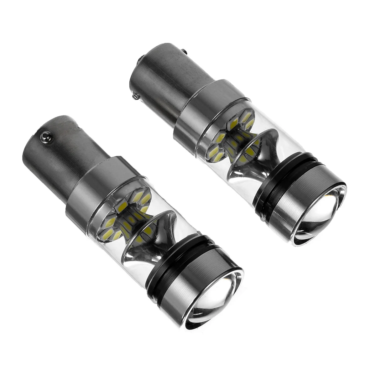 Pair of 20 LED Bulb 1156 100W Turn Signal Reverse Lights Daytime Running Light for Car (White Light)
Pair of 20 LED Bulb 1156 100W Turn Signal Reverse Lights Daytime Running Light for Car (White Light)