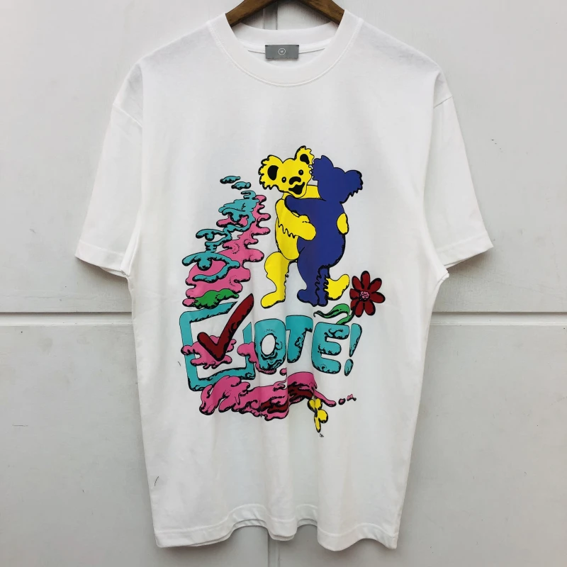 New luxury 21 Men GRATEFUL Vote Little Bear T Shirts T-Shirt Hip Hop Skateboard Street Cotton T-Shirts Tee Top kenye S-XXL D193
New luxury 21 Men GRATEFUL Vote Little Bear T Shirts T-Shirt Hip Hop Skateboard Street Cotton T-Shirts Tee Top kenye S-XXL D193