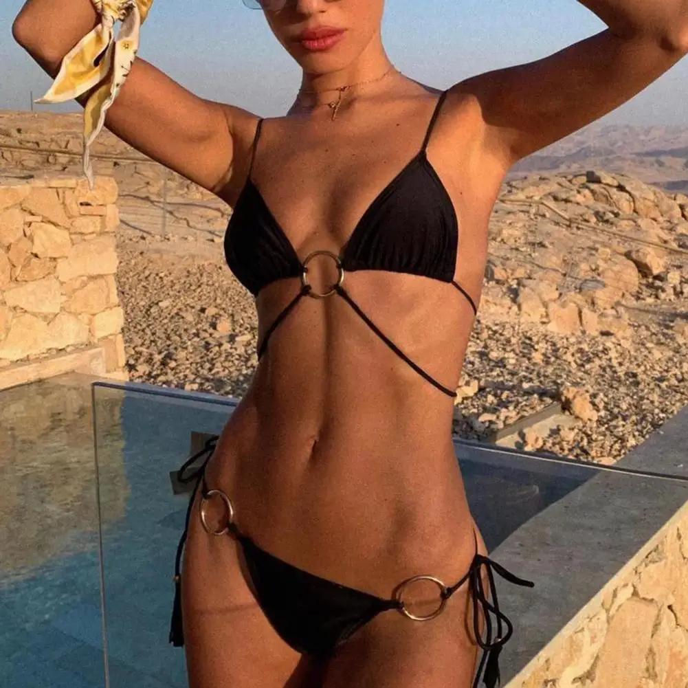 2 шт./комплект, женский тонкий летний комплект бикини с принтом 
2 шт./комплект, женский тонкий летний комплект бикини с принтом