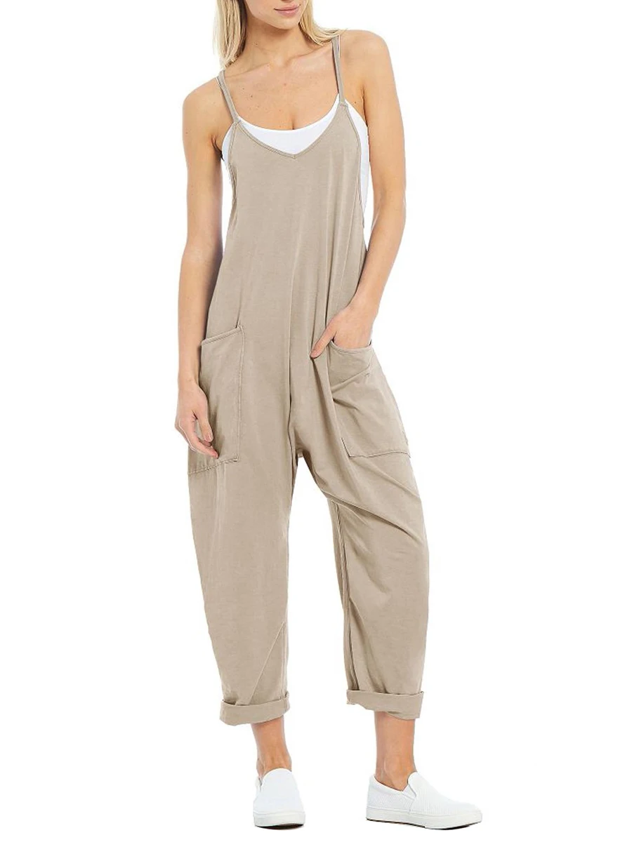 NZNDSHD Women s Casual Loose Bib Jumpsuits Overalls Solid Color Baggy Cargo Romper Pants Summer Streetwear with Pockets (B
NZNDSHD Women s Casual Loose Bib Jumpsuits Overalls Solid Color Baggy Cargo Romper Pants Summer Streetwear with Pockets (B