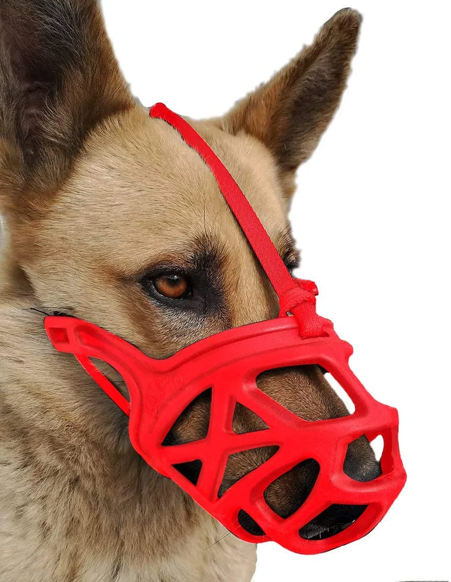 Dog Muzzle Breathable Basket Muzzle to Prevent Barking Biting and Chewing Humane Muzzle for Small, Medium, Large Dogs
Dog Muzzle Breathable Basket Muzzle to Prevent Barking Biting and Chewing Humane Muzzle for Small, Medium, Large Dogs