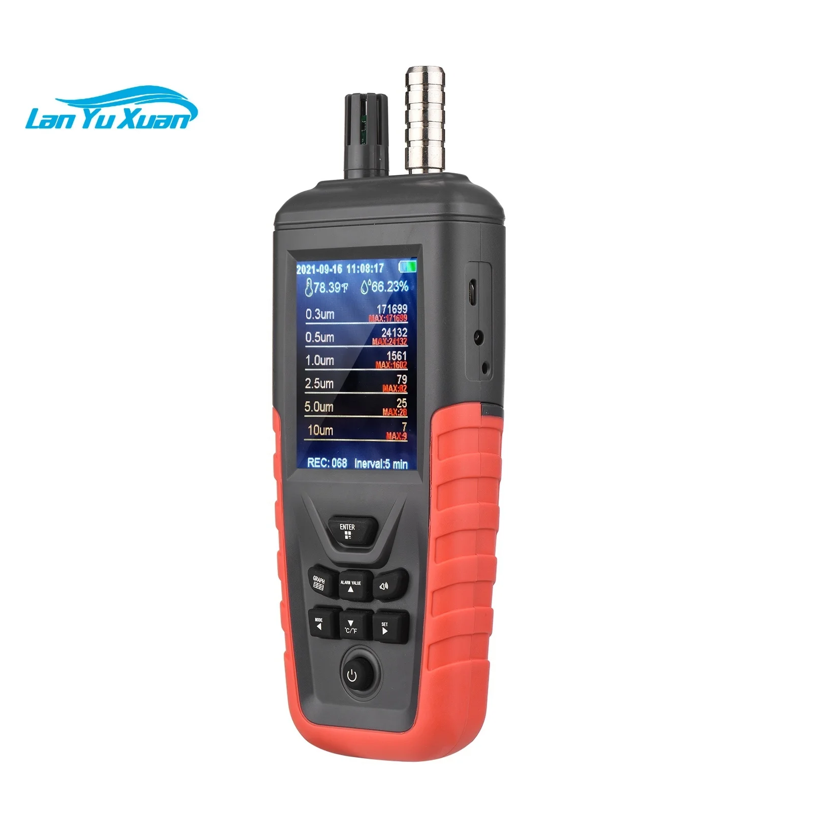 Testing Instruments Multi Function Dust Particle Counter TC8200 Tft Digital Dust Particle Counter
Testing Instruments Multi Function Dust Particle Counter TC8200 Tft Digital Dust Particle Counter