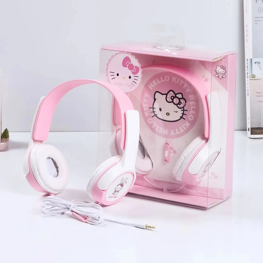 Kawaii Sanriod Hello Kitty мультяшная гарнитура, проводная гарнитура, гарнитура с круглым отверстием, наушники для девочек
Kawaii Sanriod Hello Kitty мультяшная гарнитура, проводная гарнитура, гарнитура с круглым отверстием, наушники для девочек