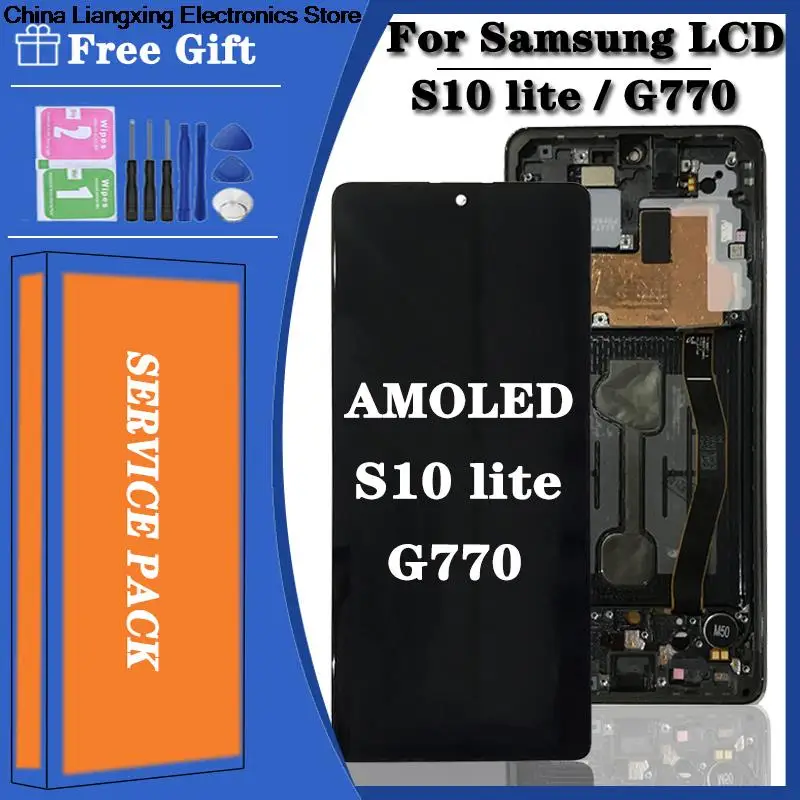 Super amoled para samsung galaxy s10 lite g770 SM-G770F SM-G770F/ds display lcd tela de toque digitador assembléia fita adesiva
Super amoled para samsung galaxy s10 lite g770 SM-G770F SM-G770F/ds display lcd tela de toque digitador assembléia fita adesiva