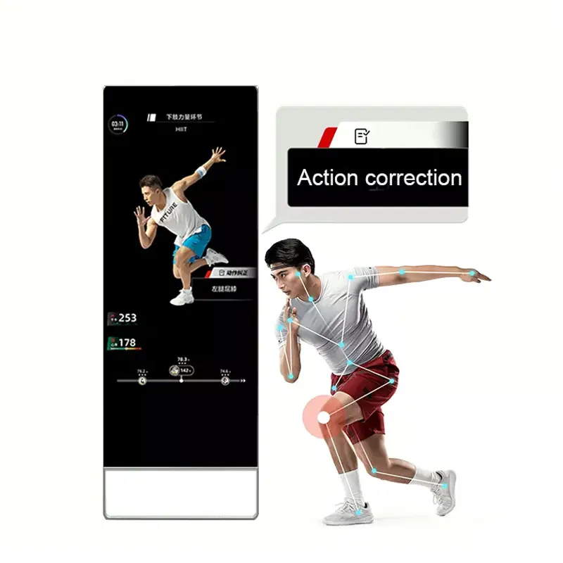 32 43 inch indoor magic mirror digital workout touch screen home gym floor stand intelligent fitness mirror
32 43 inch indoor magic mirror digital workout touch screen home gym floor stand intelligent fitness mirror