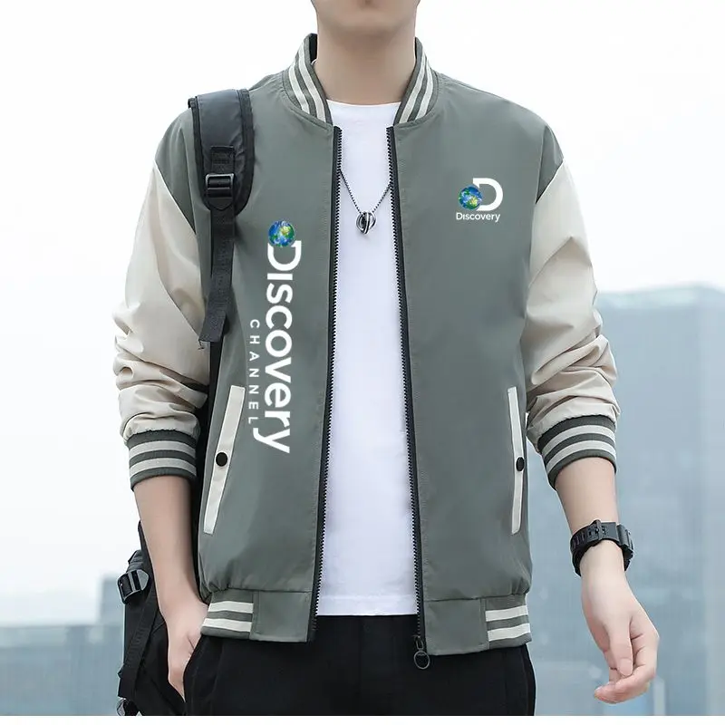 Мужская весенне-осенняя легкая куртка-бомбер Discovery Channel, повседневные спортивные Джоггеры для бега, спортивные уличные куртки для кемпинга
Мужская весенне-осенняя легкая куртка-бомбер Discovery Channel, повседневные спортивные Джоггеры для бега, спортивные уличные куртки для кемпинга