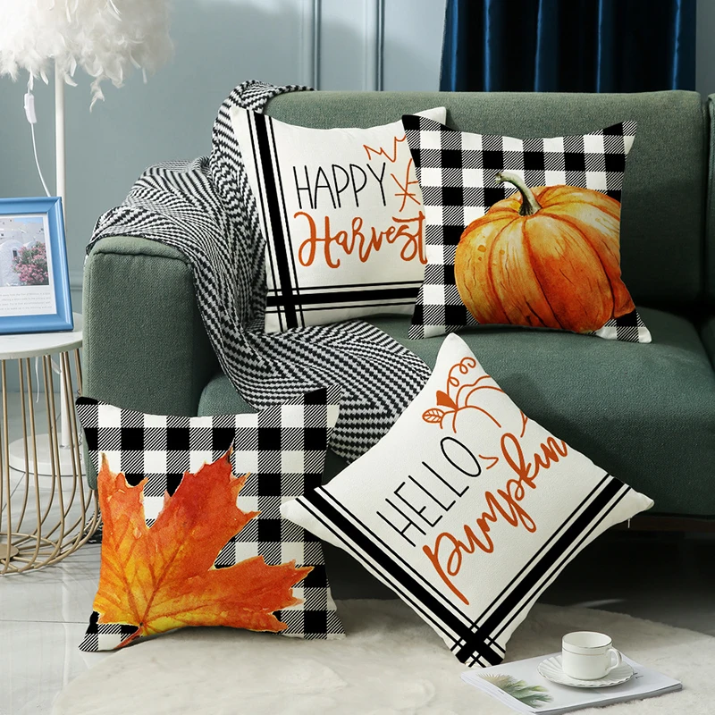 Autumn Maple Leaf Pumpkin Pillowcase 45*45cm Fall Style Home Decor Grateful Thanksgiving Throw Pillow Covers Cushion Cover
Autumn Maple Leaf Pumpkin Pillowcase 45*45cm Fall Style Home Decor Grateful Thanksgiving Throw Pillow Covers Cushion Cover