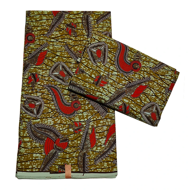 African Wax Fabric 6 Yards Veritable Wax Nigerian Ankara Block Prints Batik Fabric Dutch Pagne 100% Cotton For Sewing TN0912
African Wax Fabric 6 Yards Veritable Wax Nigerian Ankara Block Prints Batik Fabric Dutch Pagne 100% Cotton For Sewing TN0912