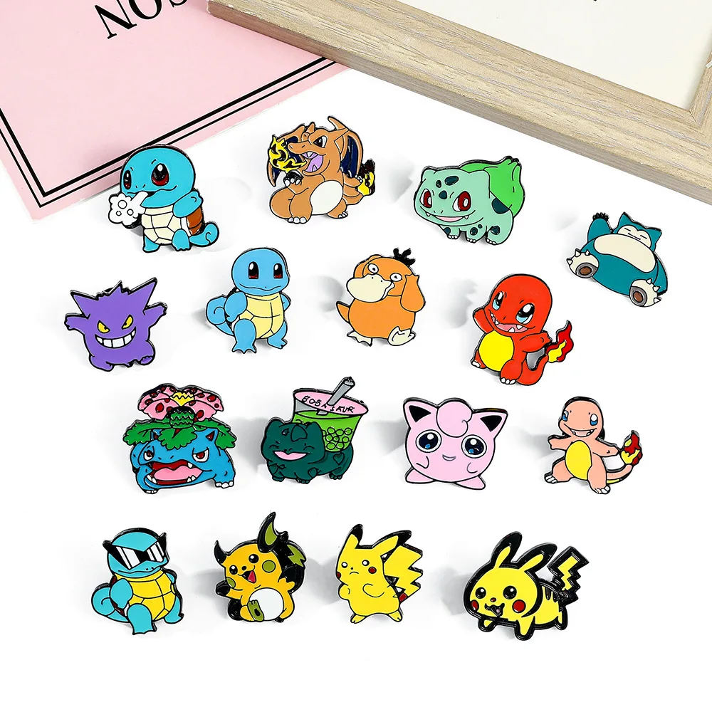 Pokemon Pikachu Brooch Anime Metal Enamel Badges On Backpack Clothing Lapel Jackets Jeans Accessories Jewelry Decor Kid Toy Gift
Pokemon Pikachu Brooch Anime Metal Enamel Badges On Backpack Clothing Lapel Jackets Jeans Accessories Jewelry Decor Kid Toy Gift