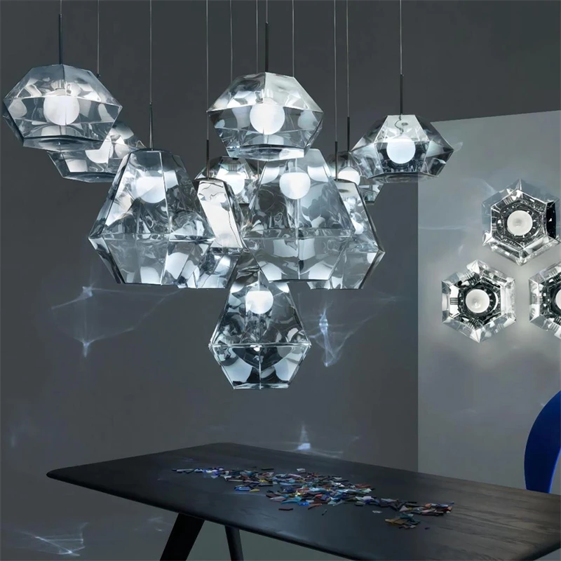 Nordic Lava Pendant Lights Lighting Modern Diamond Pendant Lamp Bedroom Living Room Loft Indoor Home Decoration E27 Hanging Lamp
Nordic Lava Pendant Lights Lighting Modern Diamond Pendant Lamp Bedroom Living Room Loft Indoor Home Decoration E27 Hanging Lamp