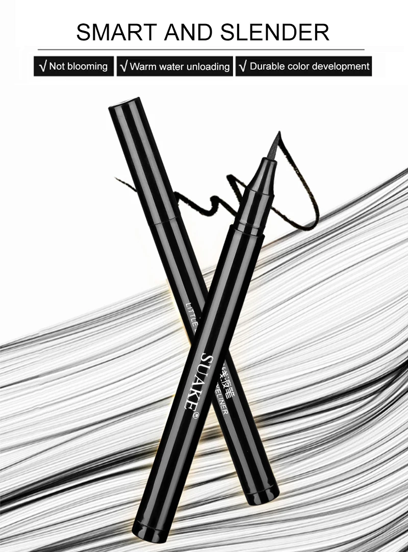 1pcs Professional Black Eyeliner Waterproof Makeup Liquid Eye Liner Pencil Quick-drying Long-lasting Not Blooming cosmetics Tool
1pcs Professional Black Eyeliner Waterproof Makeup Liquid Eye Liner Pencil Quick-drying Long-lasting Not Blooming cosmetics Tool