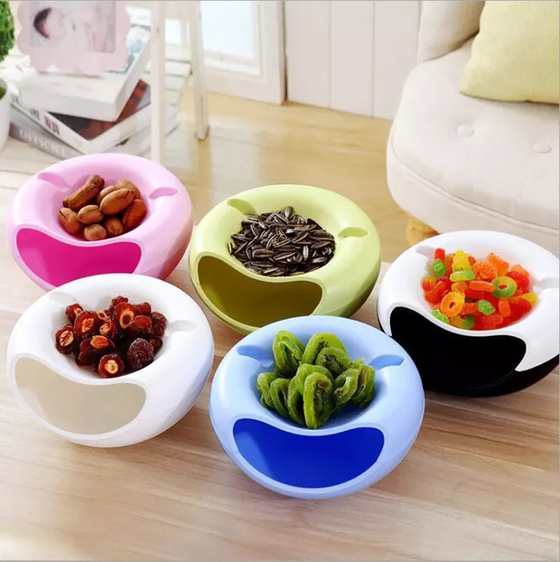 New Double Layer Snack Storage Box Plate Organizer Fruit Plate Bowl With Phone Holder Fruits Lazy Snack Bowl Plastic
New Double Layer Snack Storage Box Plate Organizer Fruit Plate Bowl With Phone Holder Fruits Lazy Snack Bowl Plastic