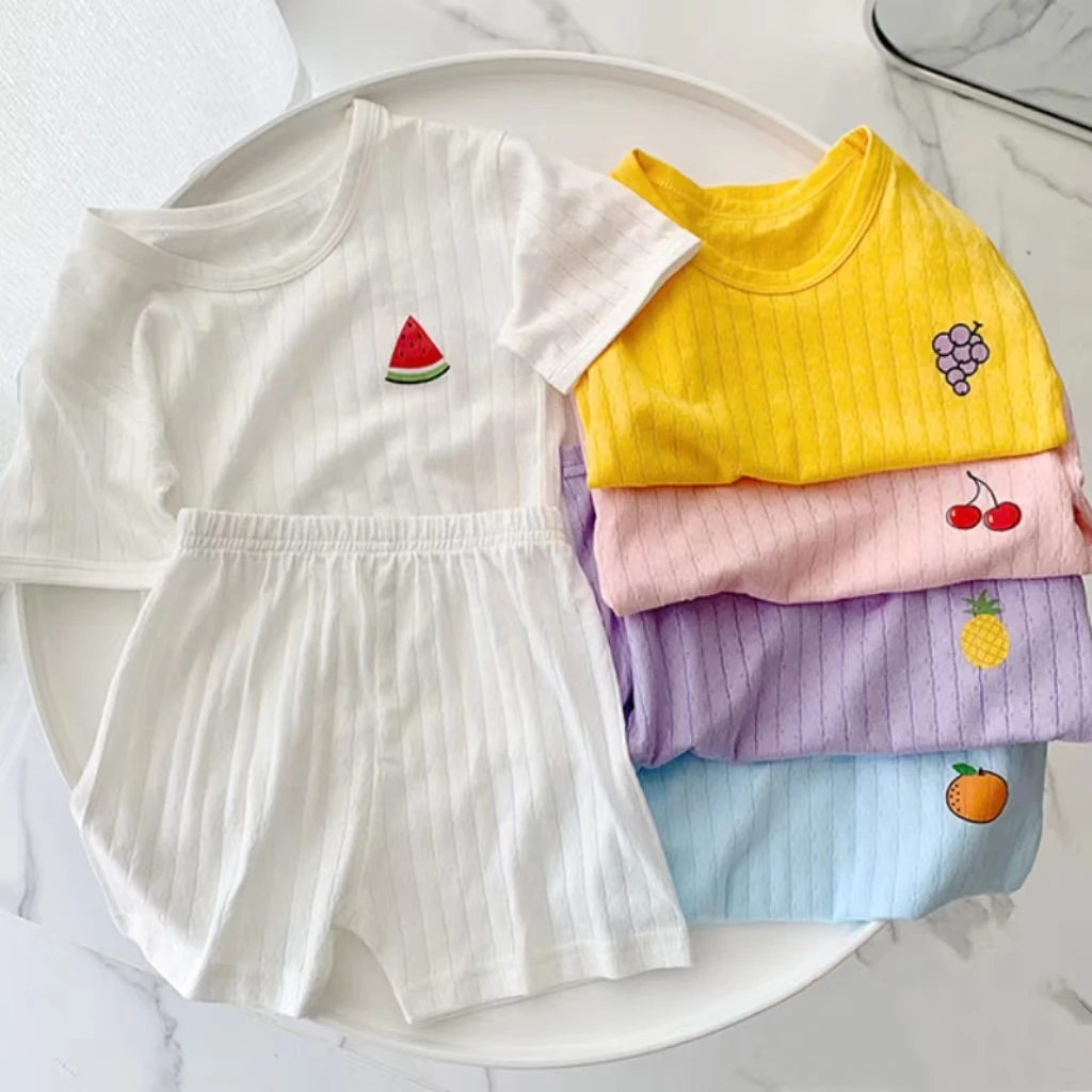 2023 Summer Baby Clothes Pant Sets Cotton Thin Short Sleeve Shorts Suit for Boys Girls Muslin Clothes for Children 0-5 Years Old
2023 Summer Baby Clothes Pant Sets Cotton Thin Short Sleeve Shorts Suit for Boys Girls Muslin Clothes for Children 0-5 Years Old