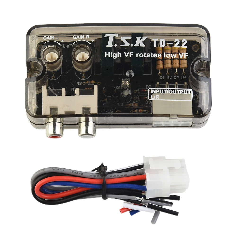 Auto Car Audio Converter 12V RCA Stereo 0-2 Volts High To Low Adjustable Converter Adapter For Car Stereos Up To 80W Accessories
Auto Car Audio Converter 12V RCA Stereo 0-2 Volts High To Low Adjustable Converter Adapter For Car Stereos Up To 80W Accessories