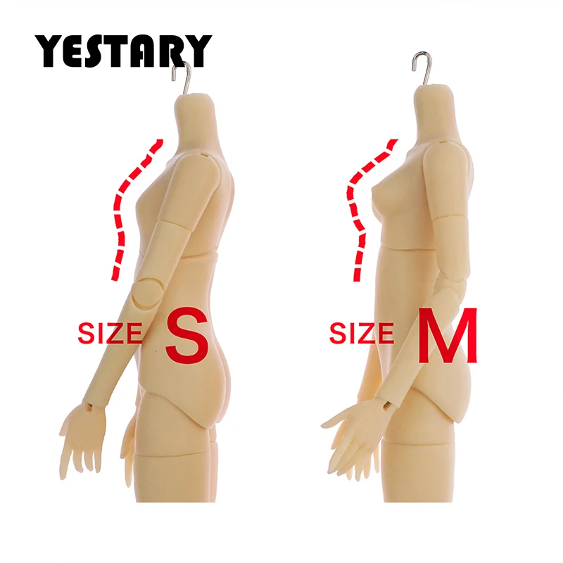 YESTARY Obitsu24 Spherical Joint Doll Body 11CM For Blythe 1/6 BJD Doll Body Doll Accessories Genuine Female Body Toys Gilr Gift
YESTARY Obitsu24 Spherical Joint Doll Body 11CM For Blythe 1/6 BJD Doll Body Doll Accessories Genuine Female Body Toys Gilr Gift