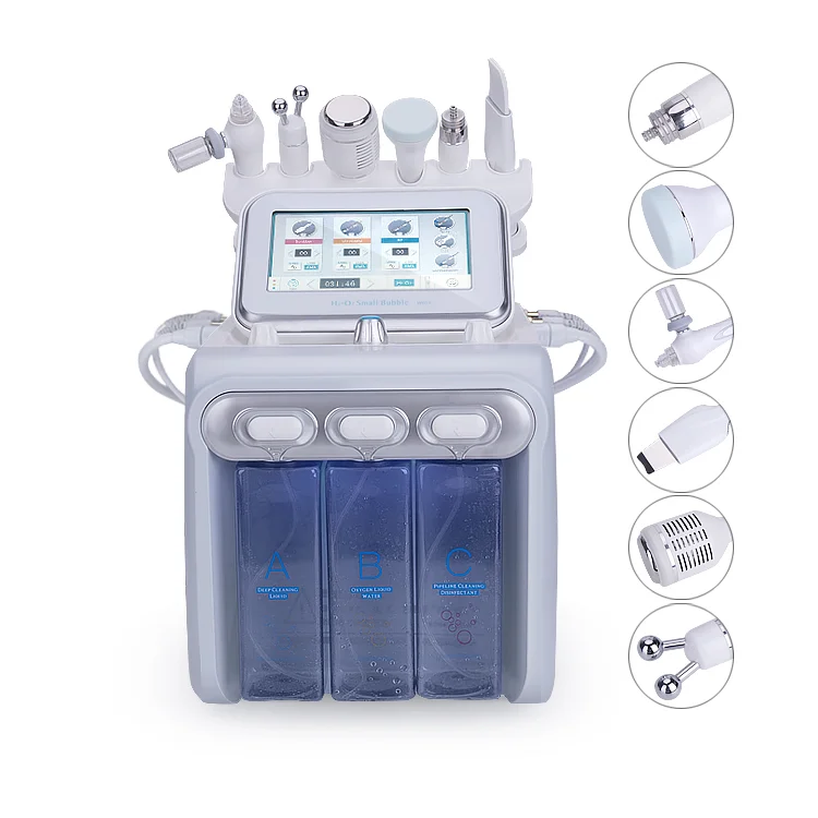 6 in 1 hydro facials machine Small Bubbles hydro machine h2o2 hydro facial machine
6 in 1 hydro facials machine Small Bubbles hydro machine h2o2 hydro facial machine