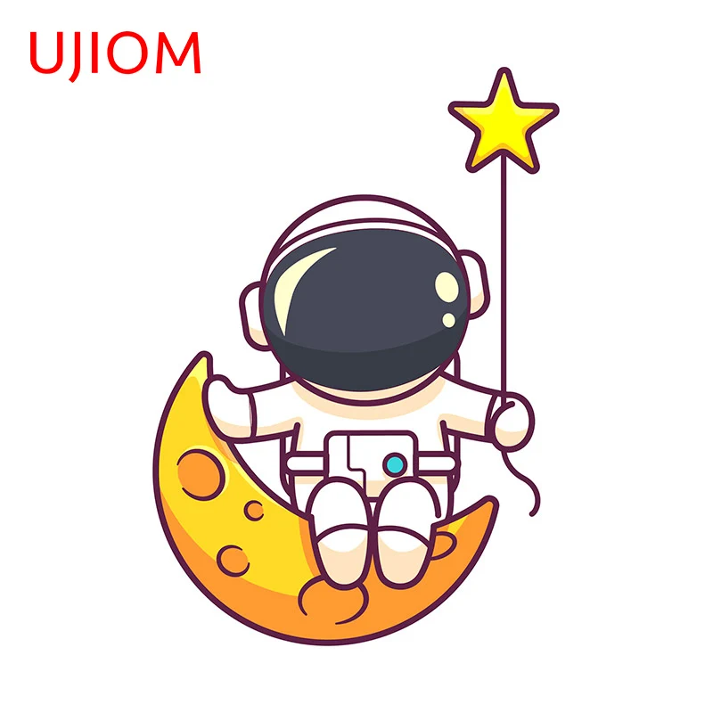 UJIOM 13cm x 9.13cm Space Astronaut Wall StickersDIY Anime Decal Waterproof Scratch-Proof Windows Decoration Caravan Car Lable 
UJIOM 13cm x 9.13cm Space Astronaut Wall StickersDIY Anime Decal Waterproof Scratch-Proof Windows Decoration Caravan Car Lable