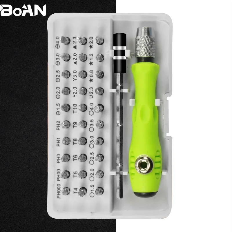 32 In 1 Multi-functional Manual Screwdriver Mobile Phone Computer Electronic Products Repair Disassembly Tool Set Hand Tools
32 In 1 Multi-functional Manual Screwdriver Mobile Phone Computer Electronic Products Repair Disassembly Tool Set Hand Tools