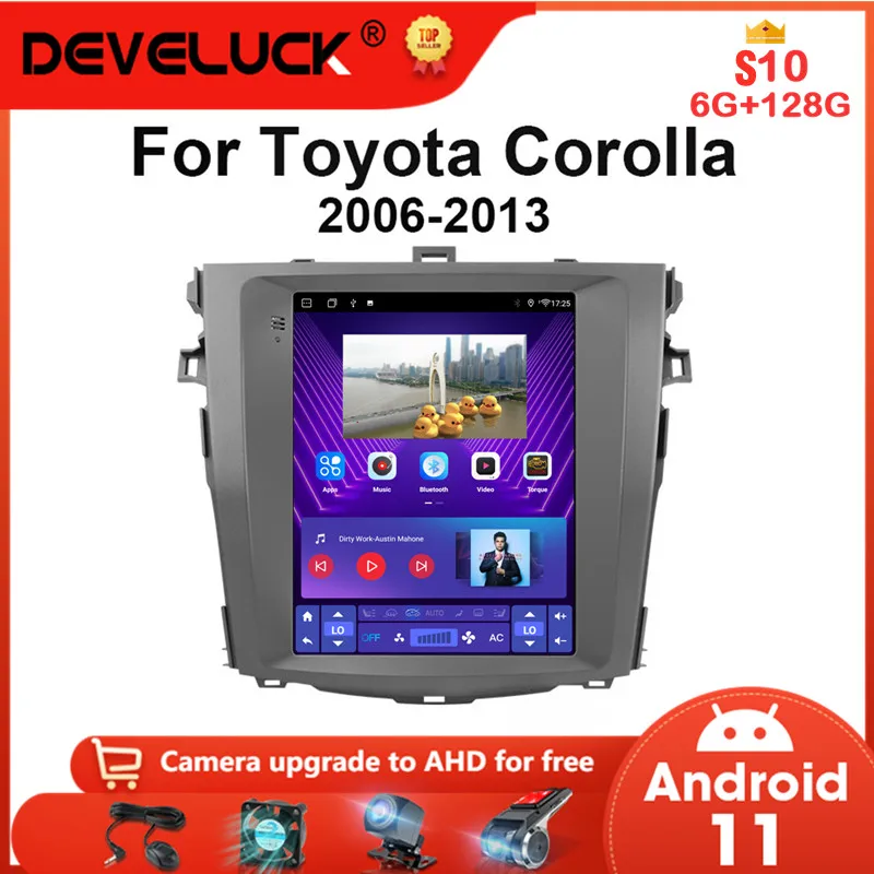 2 Din Android Car Stereo Radio For Toyota Corolla E140/150 2006 - 2013 For Tesla Style Multimedia Player Navigation Carplay DVD
2 Din Android Car Stereo Radio For Toyota Corolla E140/150 2006 - 2013 For Tesla Style Multimedia Player Navigation Carplay DVD