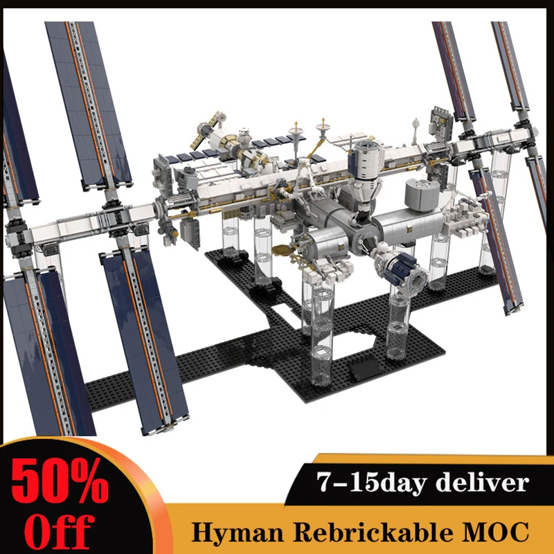 4649pcs MOC International Space Station Building Blocks ISS Federal Universe Detector Bricks Model Toys For Kids Birthday Gifts
4649pcs MOC International Space Station Building Blocks ISS Federal Universe Detector Bricks Model Toys For Kids Birthday Gifts