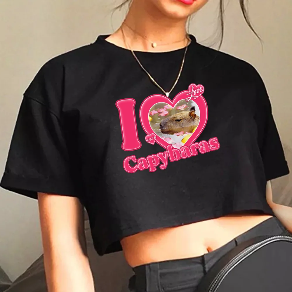 capybara t shirt korean fashion fairy grunge goth crop top Woman fairycore graphic korean fashion gothic clothes 
capybara t shirt korean fashion fairy grunge goth crop top Woman fairycore graphic korean fashion gothic clothes